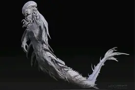 《深海异兽》曝怪兽概念图和第二版结局，超级怪兽差点长成螃蟹图片