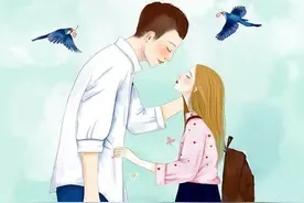 带男友回家见父母，吃饭时他多次离席，我出去一看，决定嫁给他图片