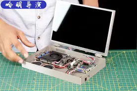 如何制作惊人的DIY迷你笔记本电脑，2018科技项目！视频封面