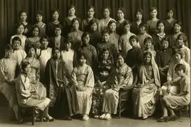 近代最早的女留学生，九十年前的中国女留学生图片