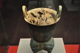 安阳殷墟出土文物，青铜器里有一颗煮过的人头，带出一段残忍历史图片