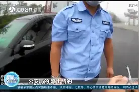 宿迁男子身穿警服无证驾驶 冒充警察的证件制服“一应俱全”图片