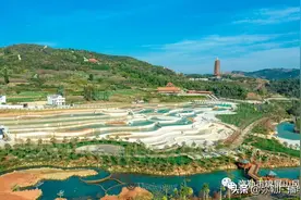 新景点，弥勒“五彩云池”春节对外免费开放图片