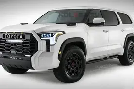 不惯着雷克萨斯LX570？新一代丰田红杉曝光，起步配3.5T，真霸气图片