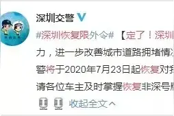 深圳7月23日起恢复“限外令”！外地车如何在线申领通行证图片