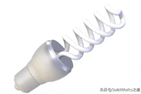 SolidWorks节能灯练习实例，又是3D曲线的绘制图片