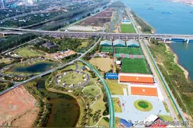 月亮岛公园刚开放一年，卡丁车足球公园露营俱全，长沙人都爱去图片