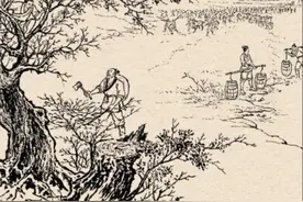 聊斋故事：村中黑狗整日刨树，村民不知其意，一年后才知是在救人图片