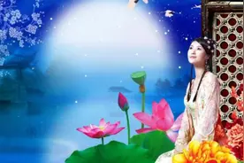 画中的美女图片