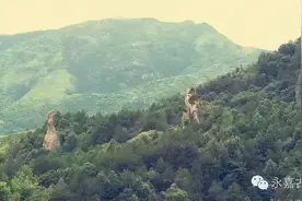 温州高山有奇石，演绎一段奡公奡婆奇石的深山相思情！你可去过？图片