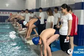 河西区第五届全民健身运动会暨2021年“哪吒体育”第二十一届中小学游泳比赛举行图片