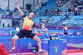 一日三分削倒王楚钦，马龙樊振东被这位40+老将抢尽风头！-国球汇图片