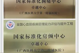 广西唯一：广西医科大学第一附属医院心血管内科包揽国家心血管专病三大卓越中心图片
