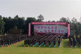 江西省抚州市临川区：421名预定新兵开训图片