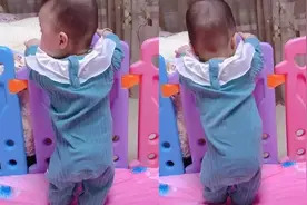 ​“三七分宝宝”走红，妈妈拍照吐槽宝宝腿短：屁股下面是脚后跟图片