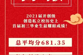 快看，福州市中考考得比较好的学校发喜报了图片