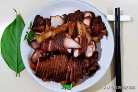 家常菜之叉烧，不烤不炸不烧，简单一煮，健康又美味，你值得一试图片