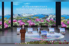 集中签约亿元以上招商引资项目81个，洛阳市召开第38届中国洛阳牡丹文化节投资贸易线上招商推介会图片