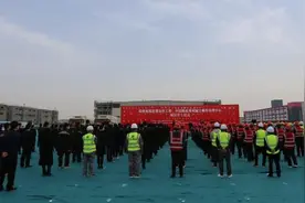 郑州机场北货运区工程和中国邮政郑州航空邮件处理中心项目同日开建图片