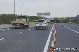 太原马练营路北延 龙城北街道路工程5月1日全面通车运行图片