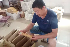 青岛有一位“面痴”，与面条打交道30年，生产的石磨古法挂面热销全国图片