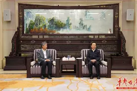 国家国防科工局来湘调研 许达哲会见徐占斌一行图片