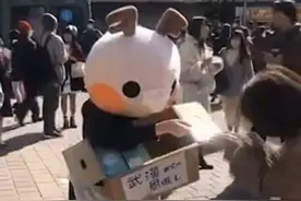 暖心！日本街头，有一份“来自武汉的报恩”--鹿鹿侠图片