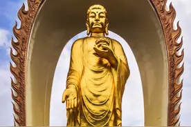 是佛教净土宗的发源地的标志，是中国及全球第一高阿弥陀佛像图片