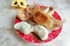 美食分享：韭菜鸡蛋水煎包，美味佳肴的早餐，简单做法图片
