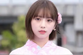 乃木坂46・与田佑希穿着凉爽的浴衣于《碧蓝之海》夏日祭活动登场图片