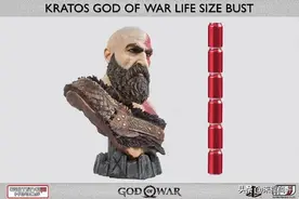 Gaming Heads 发布《战神》奎托斯（Kratos） 1：1 比例胸像图片