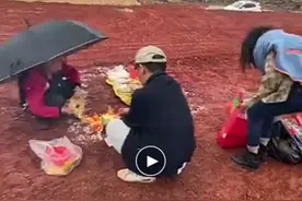 回家祭祖坟头被平，找不见尸骨，逝者女儿称村里认为是民事纠纷需要证明坟埋在此图片