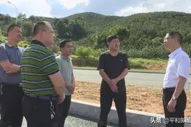 县领导调研北环路延伸段道路工程建设情况图片