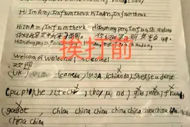 女儿挨打前后，作业质量天差地别，网友：学霸与学渣就差一顿打图片