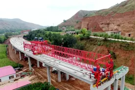 震撼！直击甘肃安临公路项目建设现场图片