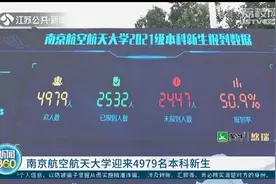 南京航空航天大学迎来4979名本科新生图片