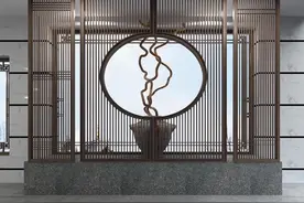 新中式屏风隔断效果图大全图片