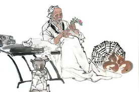 故事：漂亮姑娘膝盖流脓不止，华佗说，那是因为有一条小蛇在里面图片
