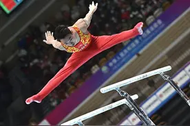 再度封王！四川体操名将邹敬园全运上演高难度夺双杠冠军图片
