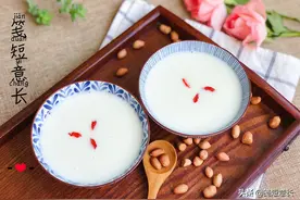 入秋后，牛奶豆浆都不如这碗米糊，香浓细滑，甄嬛传里娘娘都爱喝图片