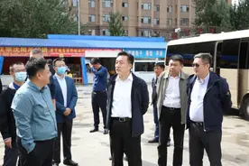 长春市政府副秘书长、经开区党工委书记、管委会主任谢志敏调研文明城创建工作图片