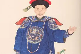 清朝名将高清全身画像，海兰察像文人，多尔衮很霸气图片