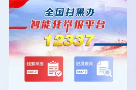 “12337”全国扫黑除恶智能化举报平台 | 动动手指，一键举报黑恶线索图片