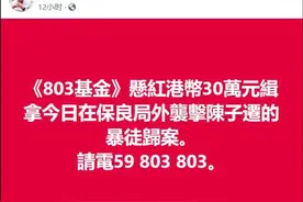 香港一名律师惨遭黑衣暴徒“私刑”，梁振英悬赏30万缉凶图片