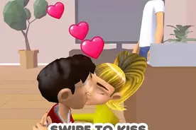 热恋情侣当街KISS《当众接吻》打造人性模拟体验免费手游图片