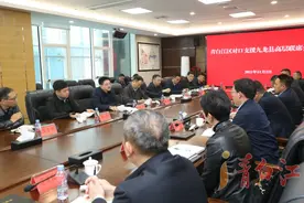 九龙县委书记祝邦文到青白江区考察交流对口支援工作图片