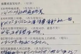 学生卷面潦草堪比“天书”，老师一个字都没看懂：气得想辞职图片