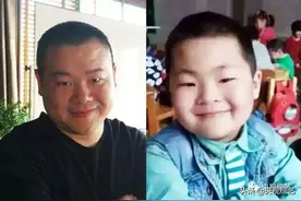 小不点撞脸岳云鹏，偶然相见居然还被岳云鹏认作“干儿子”图片