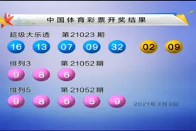 大乐透21023期开奖快讯：前区3奇2偶+后区02 09图片