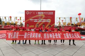 以赛促练 11名消防指战员完成马拉松比赛项目图片